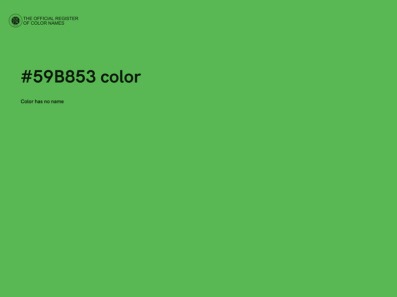 #59B853 color image