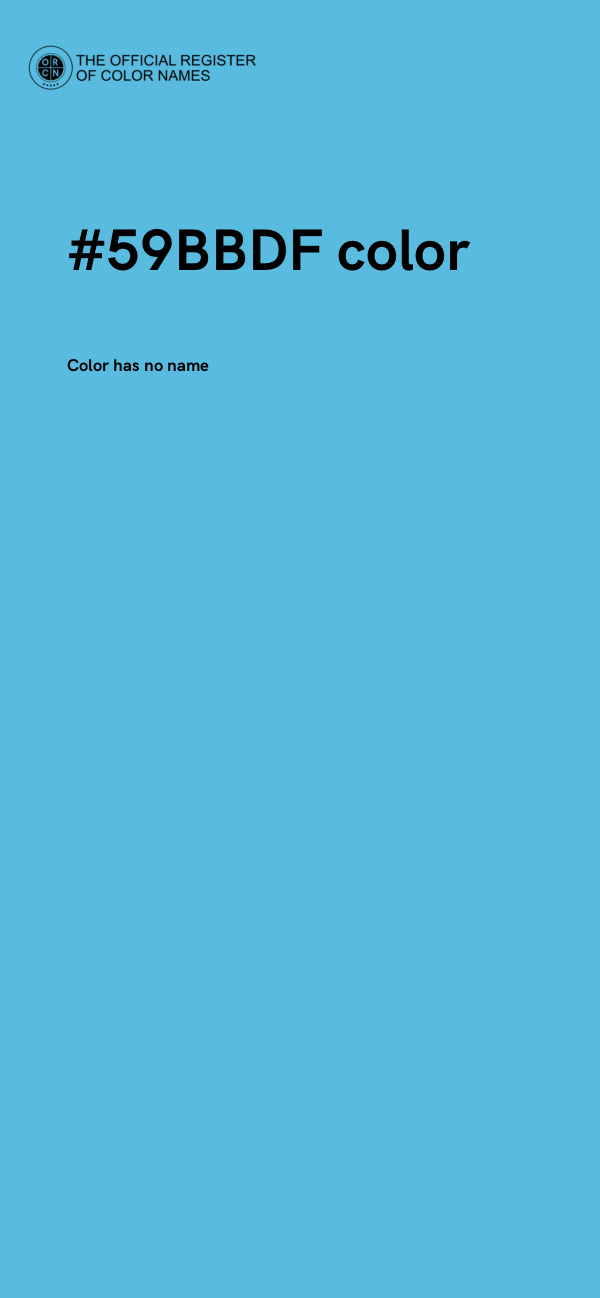 #59BBDF color image