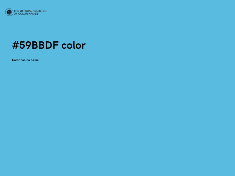 #59BBDF color image