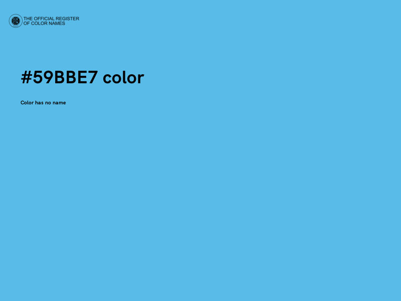 #59BBE7 color image