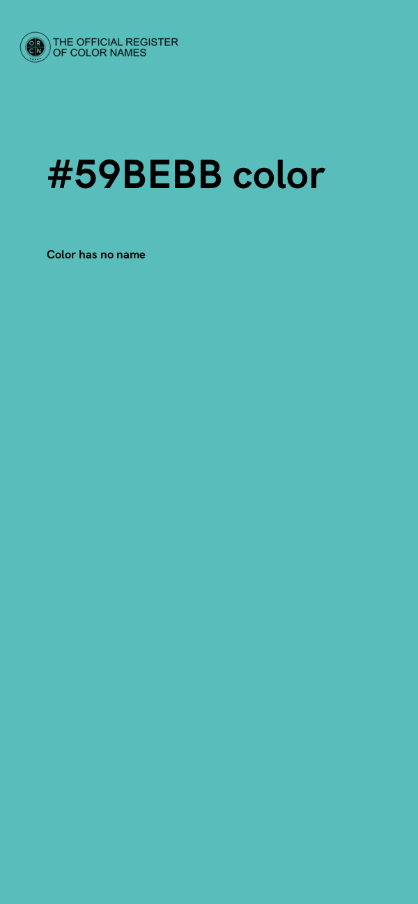 #59BEBB color image