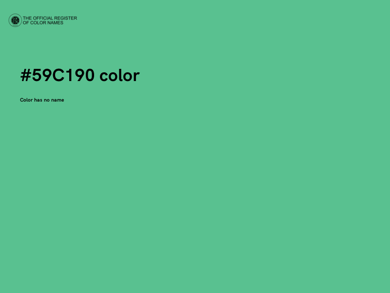#59C190 color image