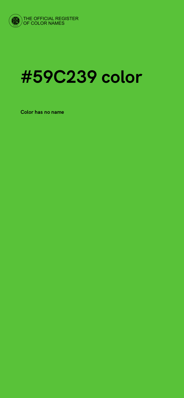 #59C239 color image