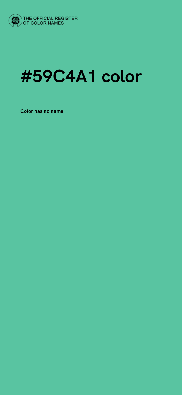 #59C4A1 color image