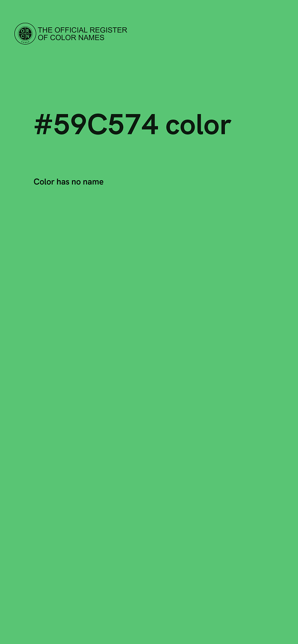 #59C574 color image