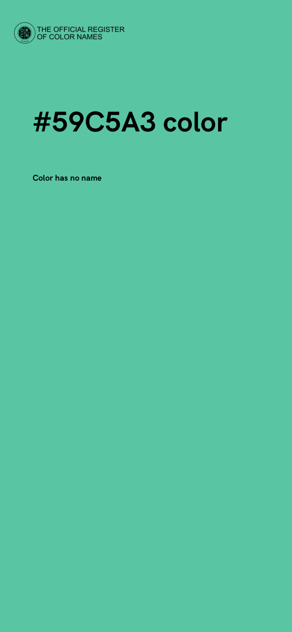 #59C5A3 color image