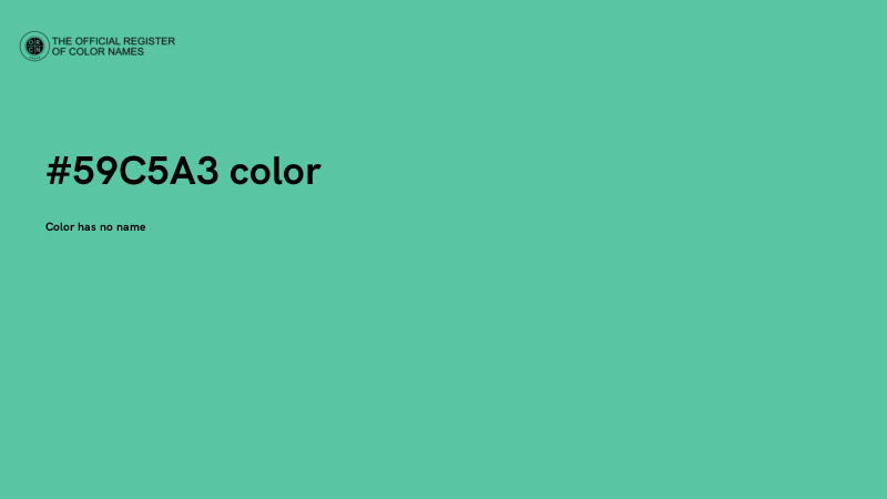 #59C5A3 color image