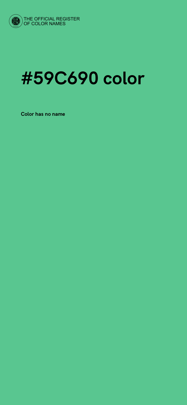 #59C690 color image