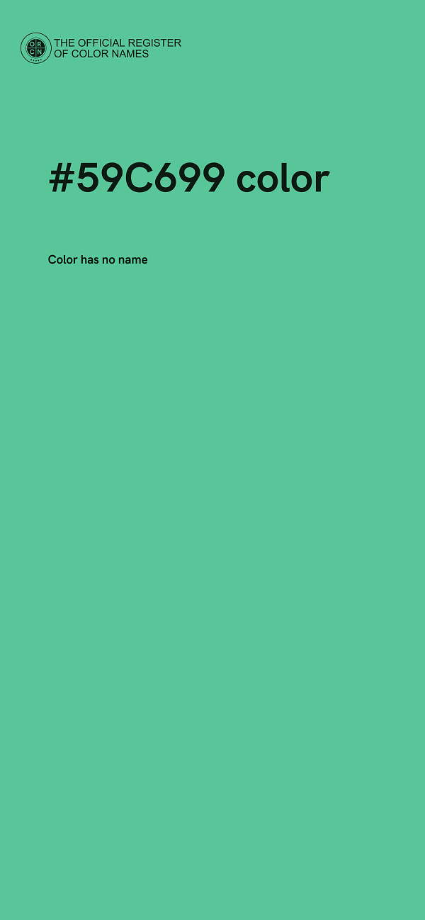 #59C699 color image