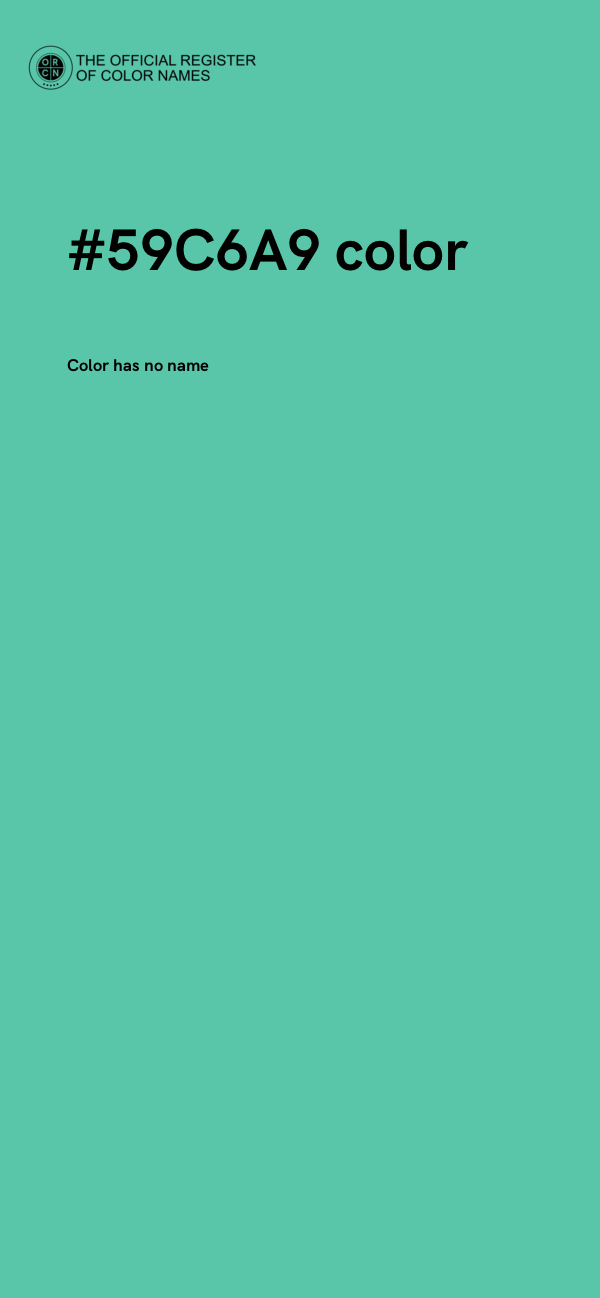 #59C6A9 color image