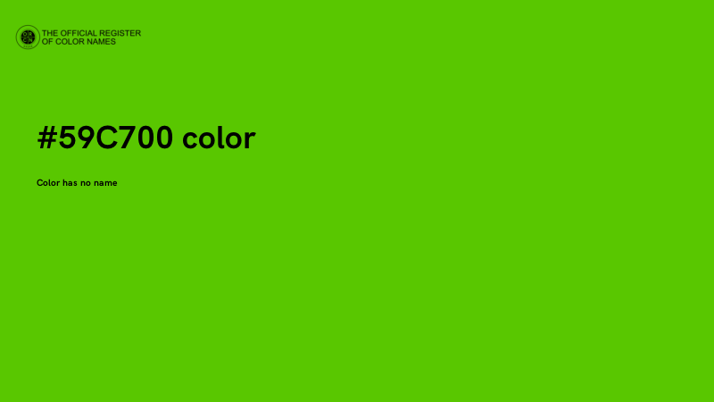#59C700 color image