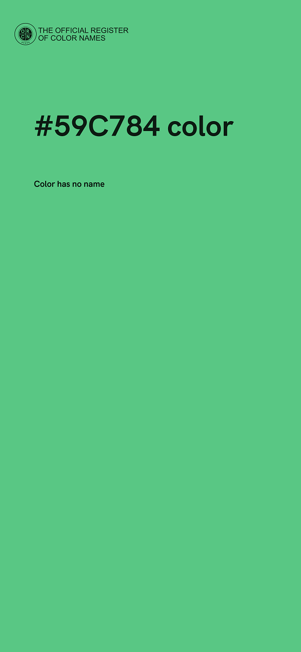 #59C784 color image