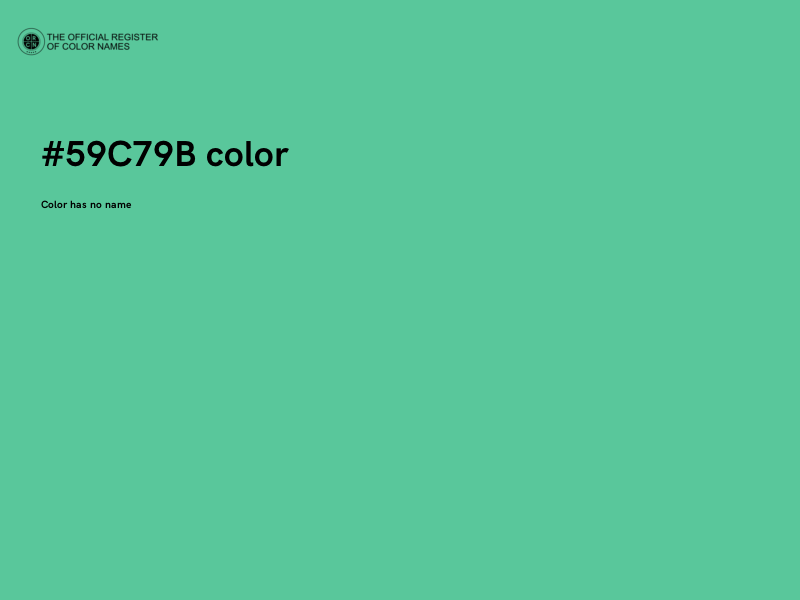 #59C79B color image