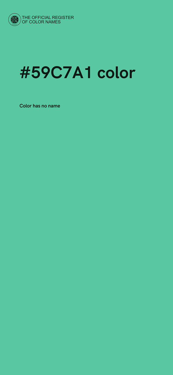 #59C7A1 color image