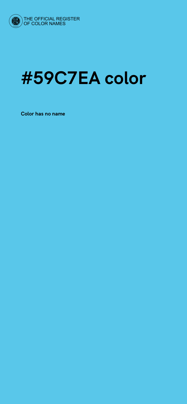 #59C7EA color image