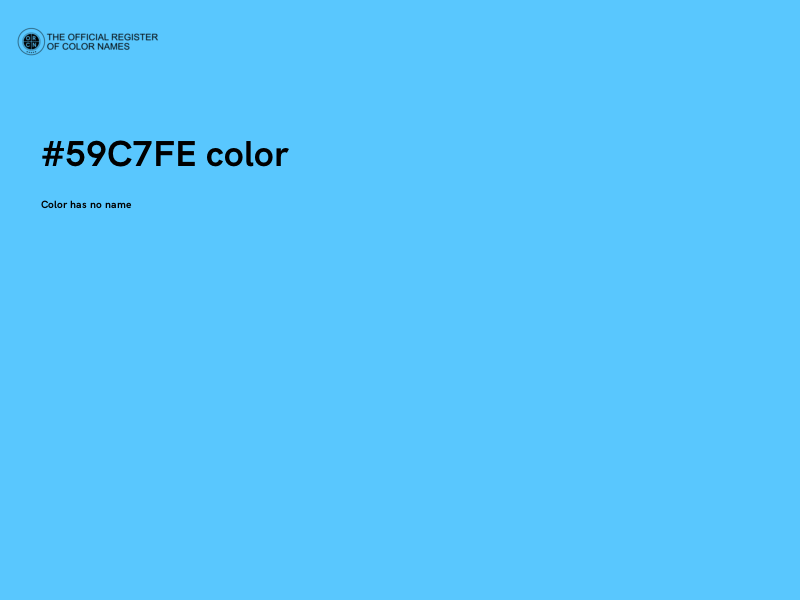 #59C7FE color image