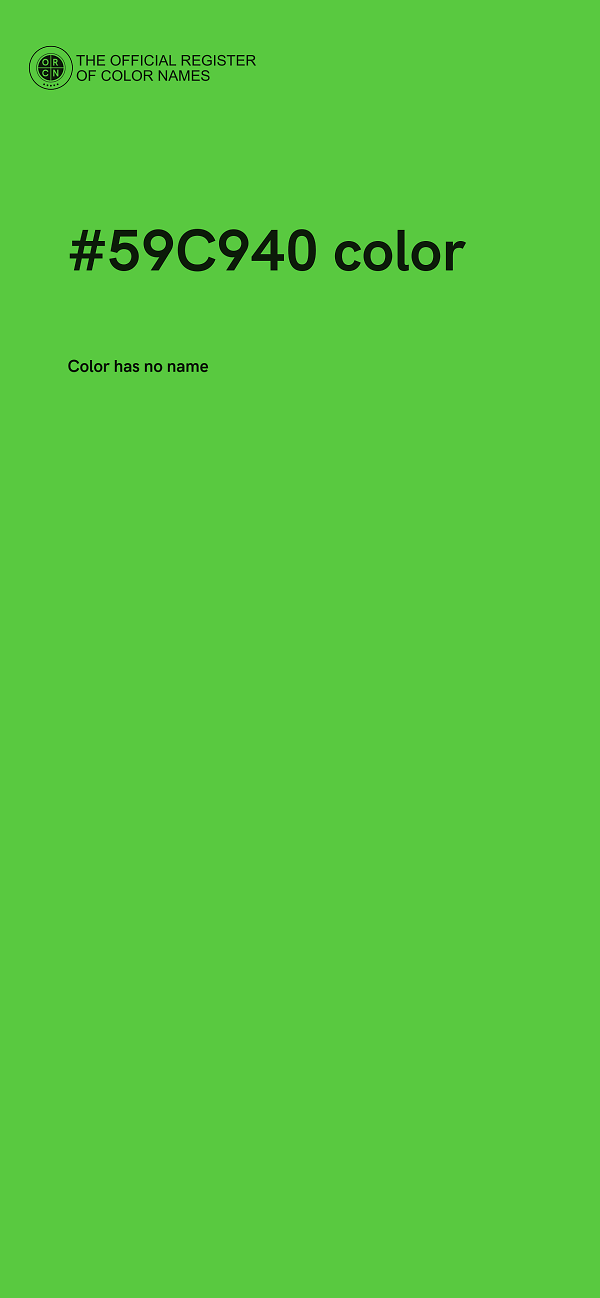 #59C940 color image