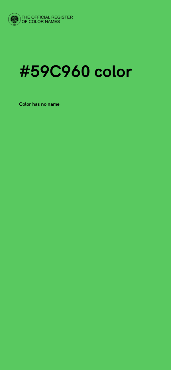 #59C960 color image
