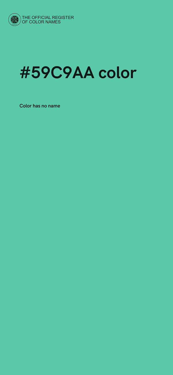 #59C9AA color image