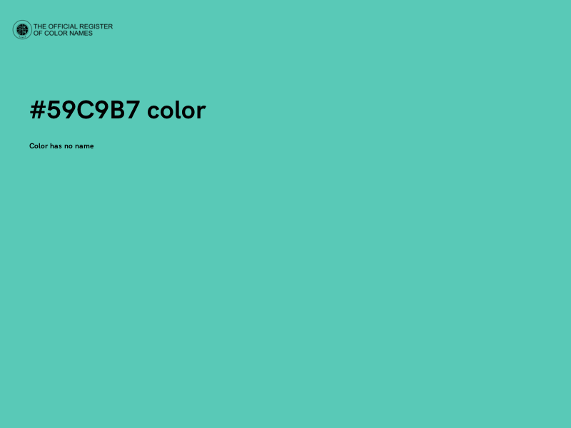#59C9B7 color image
