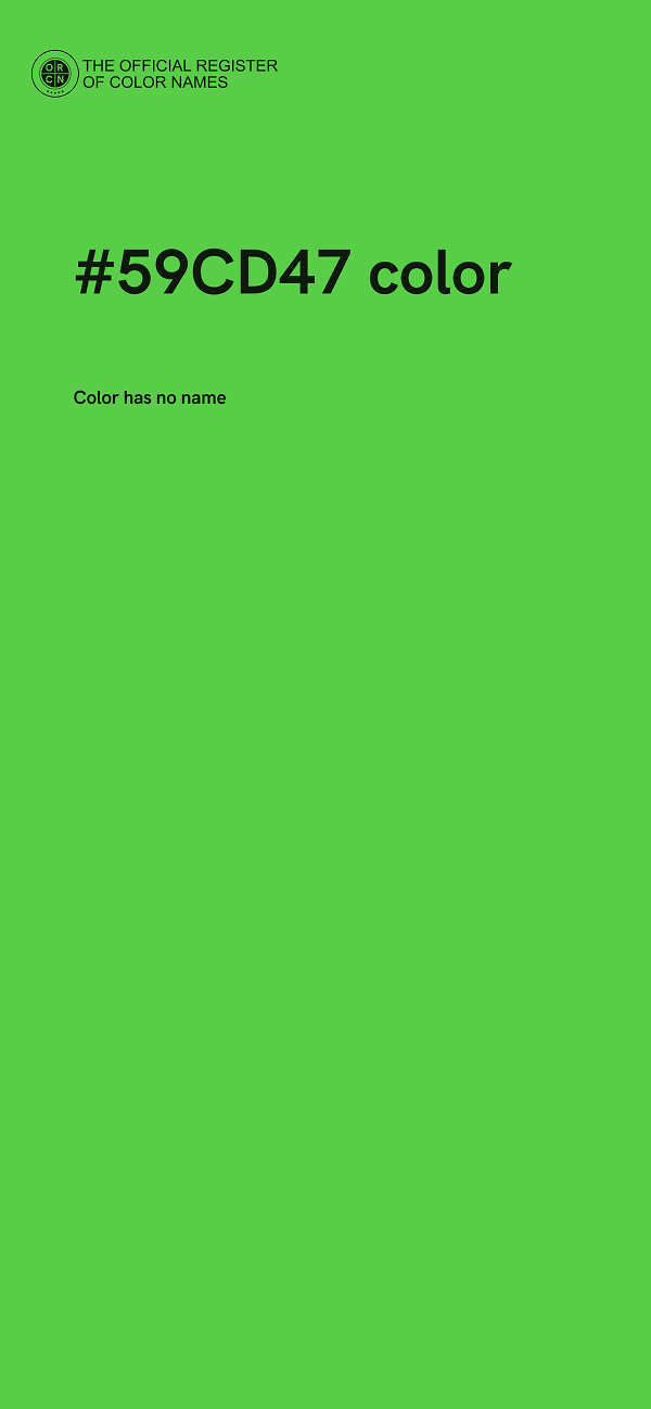 #59CD47 color image