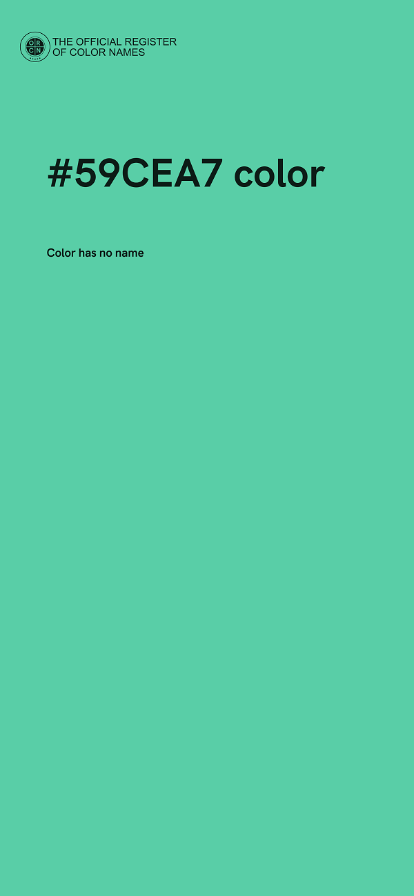 #59CEA7 color image