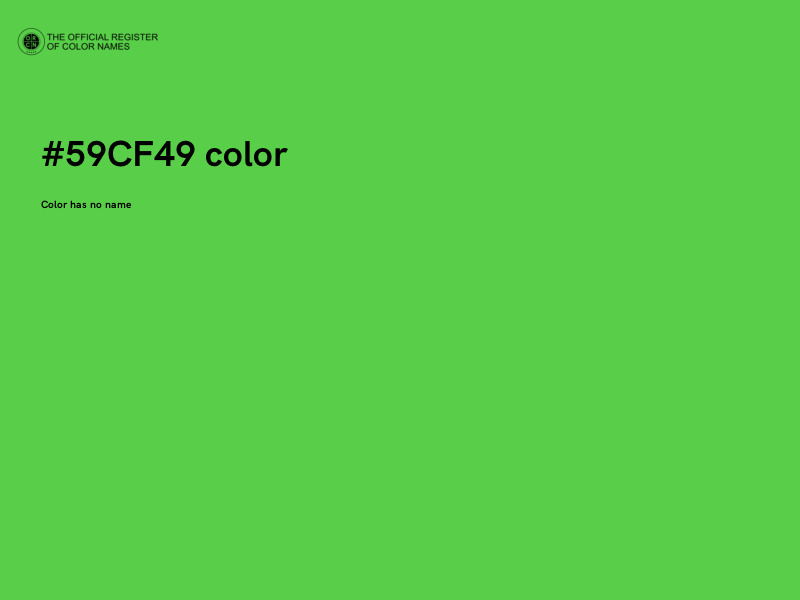 #59CF49 color image