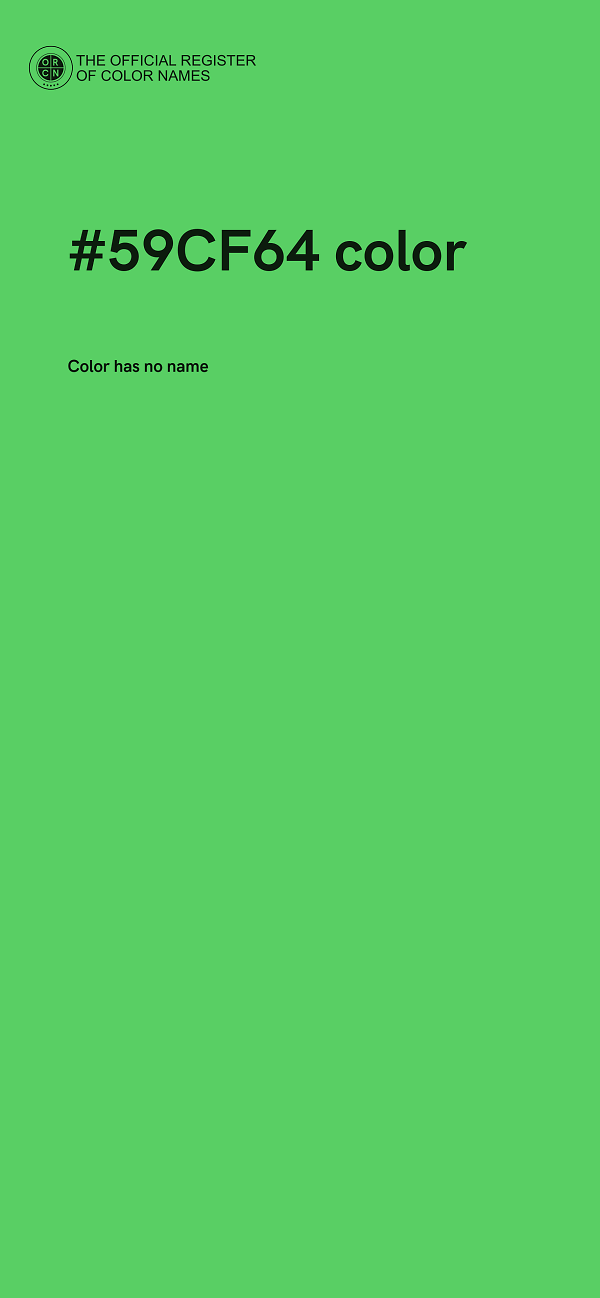 #59CF64 color image