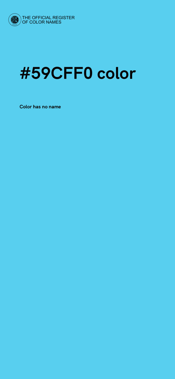 #59CFF0 color image