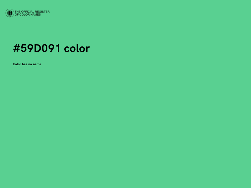#59D091 color image
