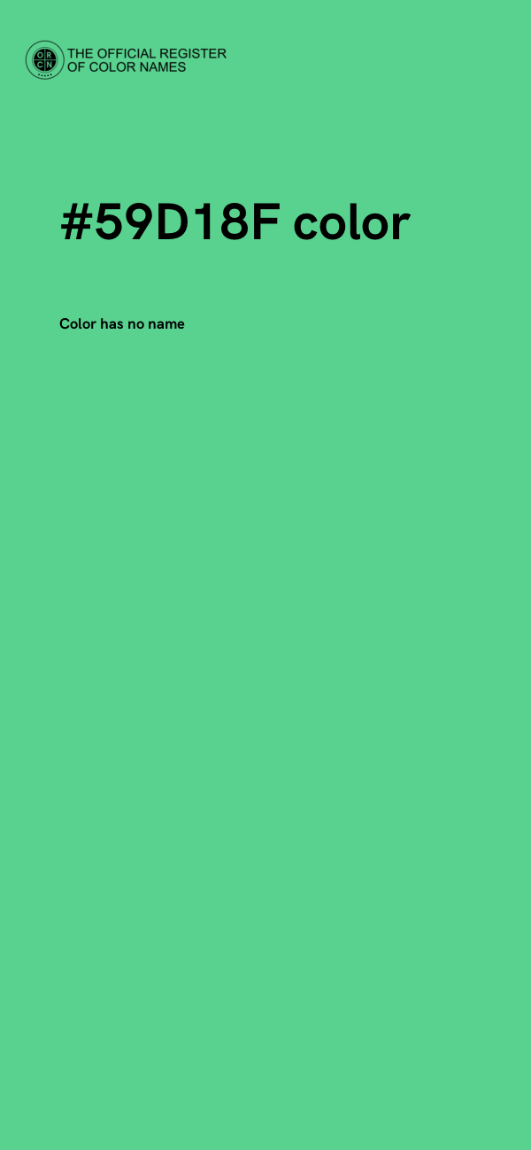 #59D18F color image