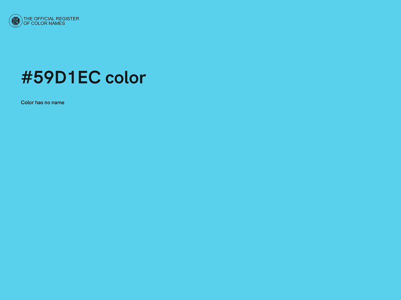 #59D1EC color image