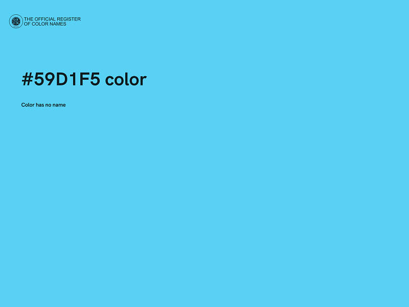 #59D1F5 color image