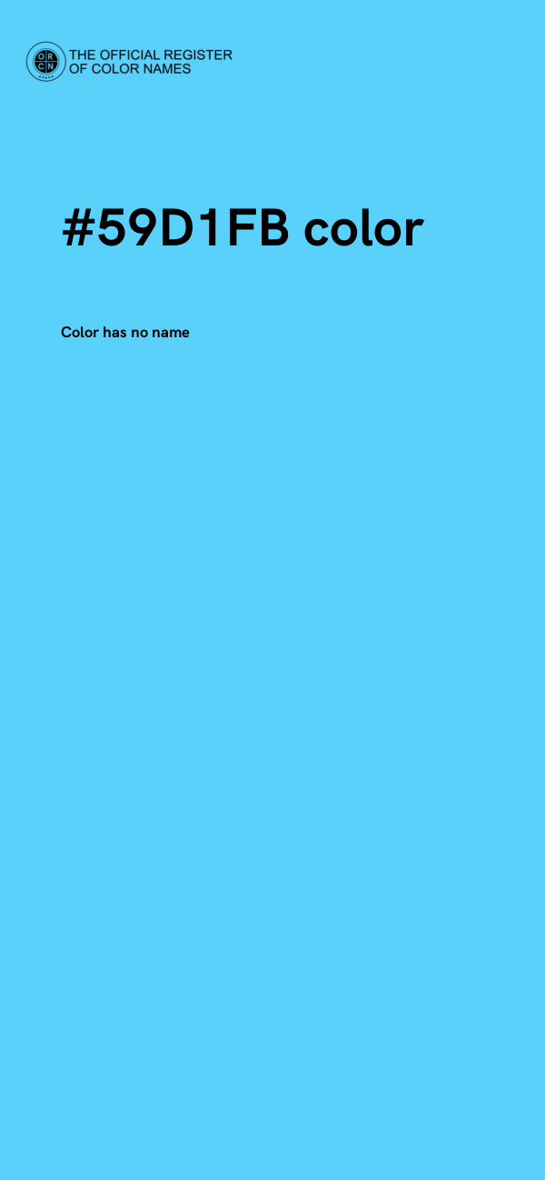 #59D1FB color image