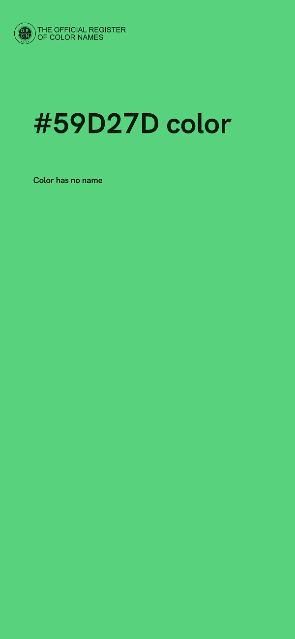 #59D27D color image