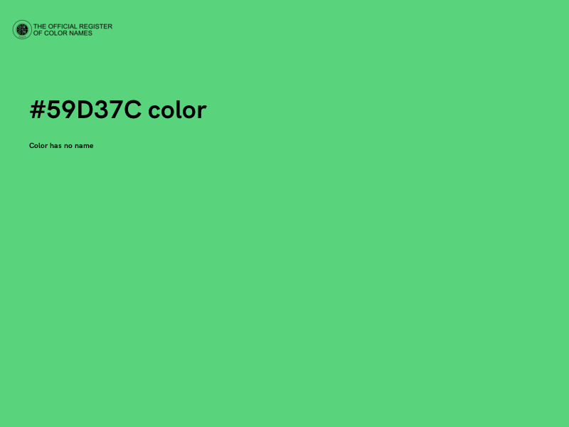 #59D37C color image