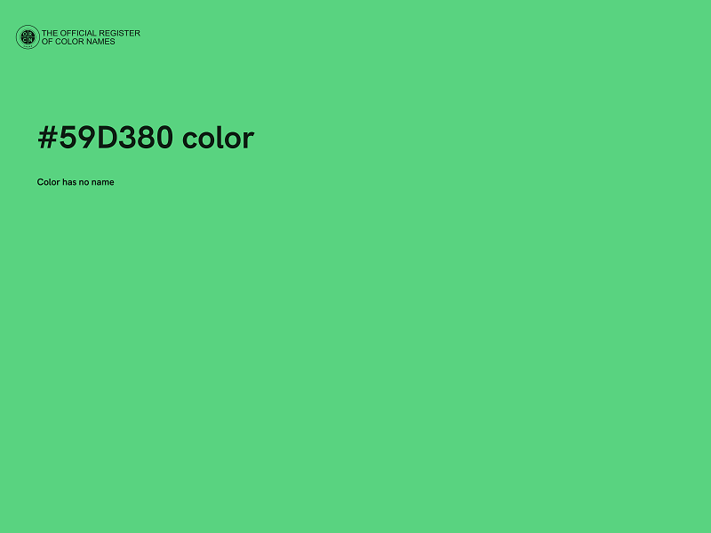 #59D380 color image