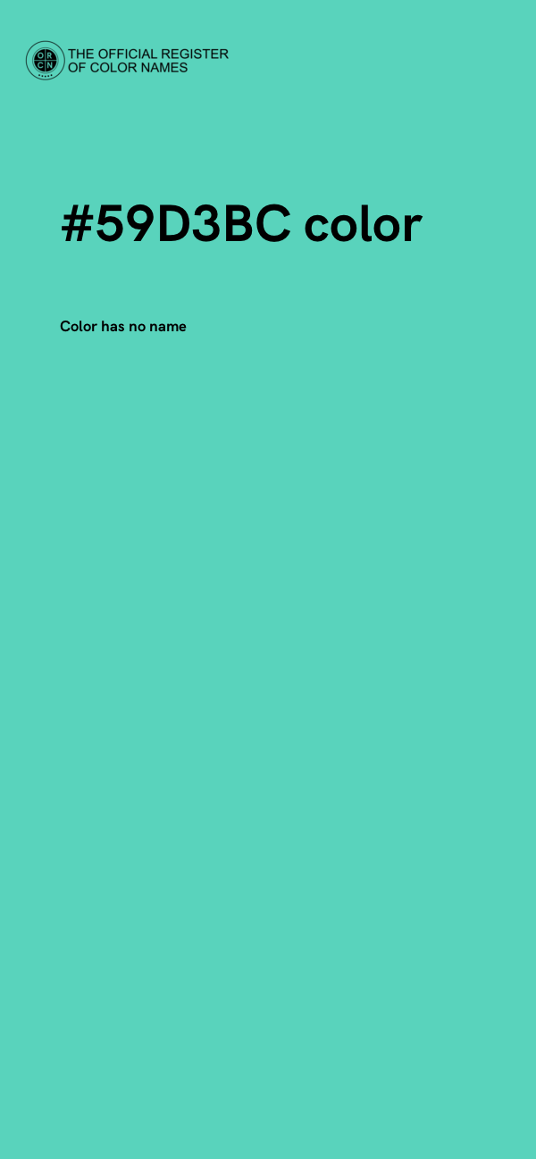 #59D3BC color image