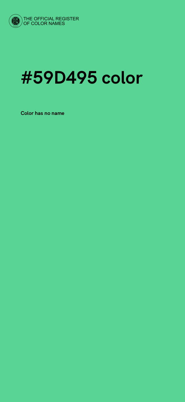 #59D495 color image