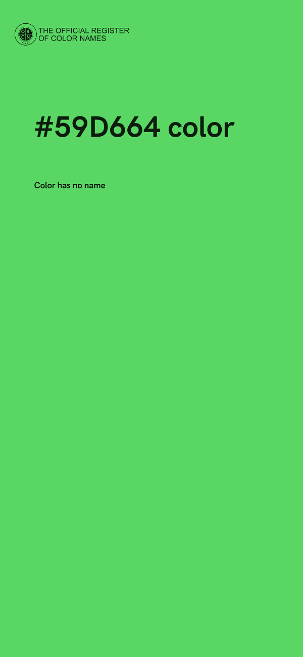 #59D664 color image