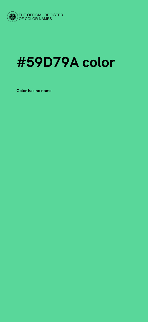 #59D79A color image