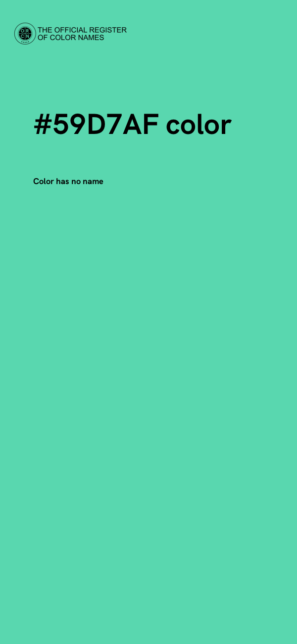 #59D7AF color image