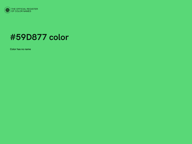 #59D877 color image