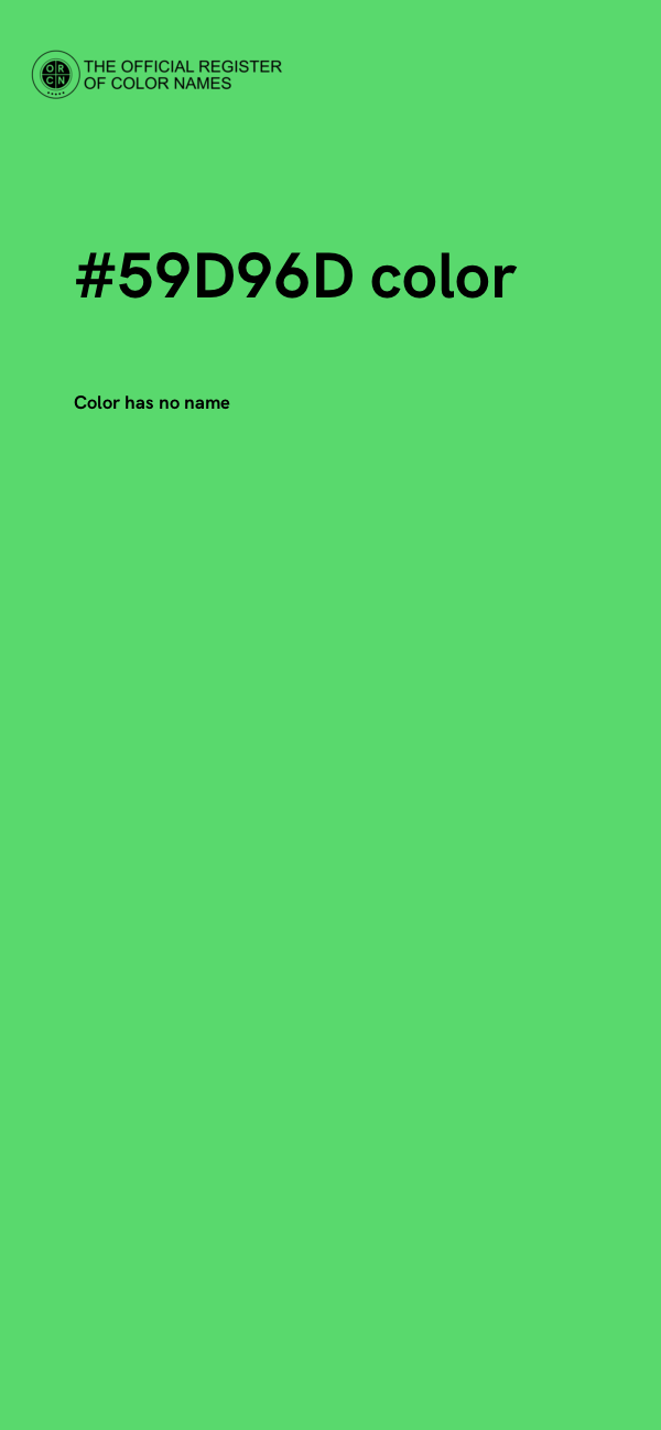 #59D96D color image
