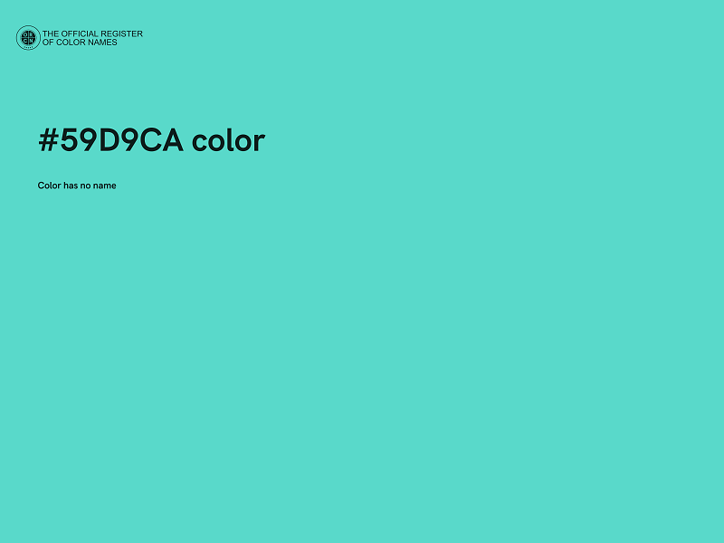 #59D9CA color image