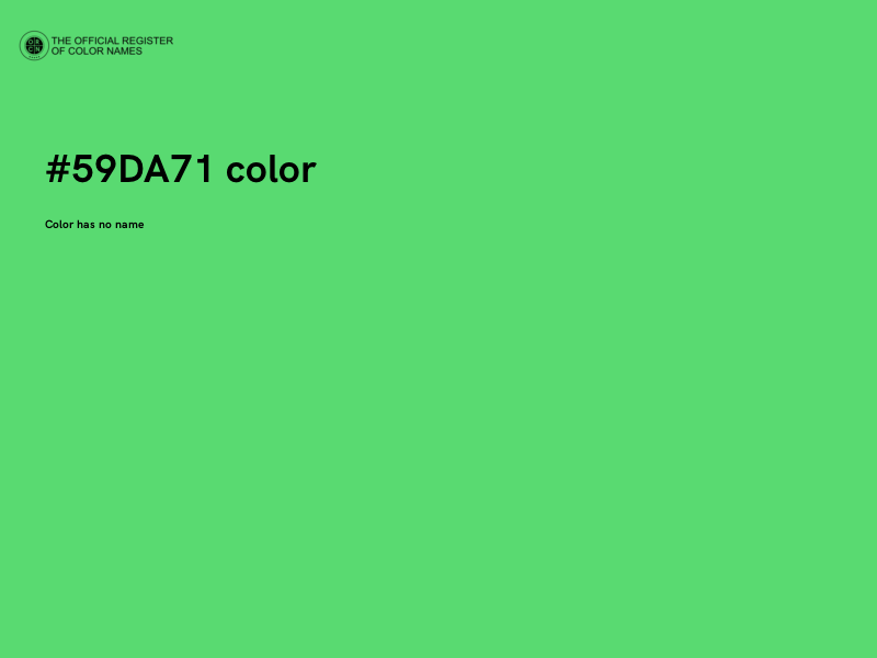 #59DA71 color image