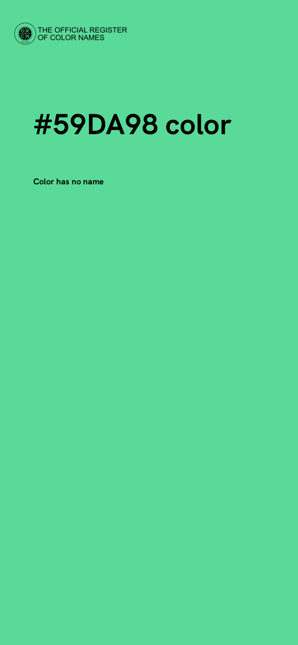 #59DA98 color image