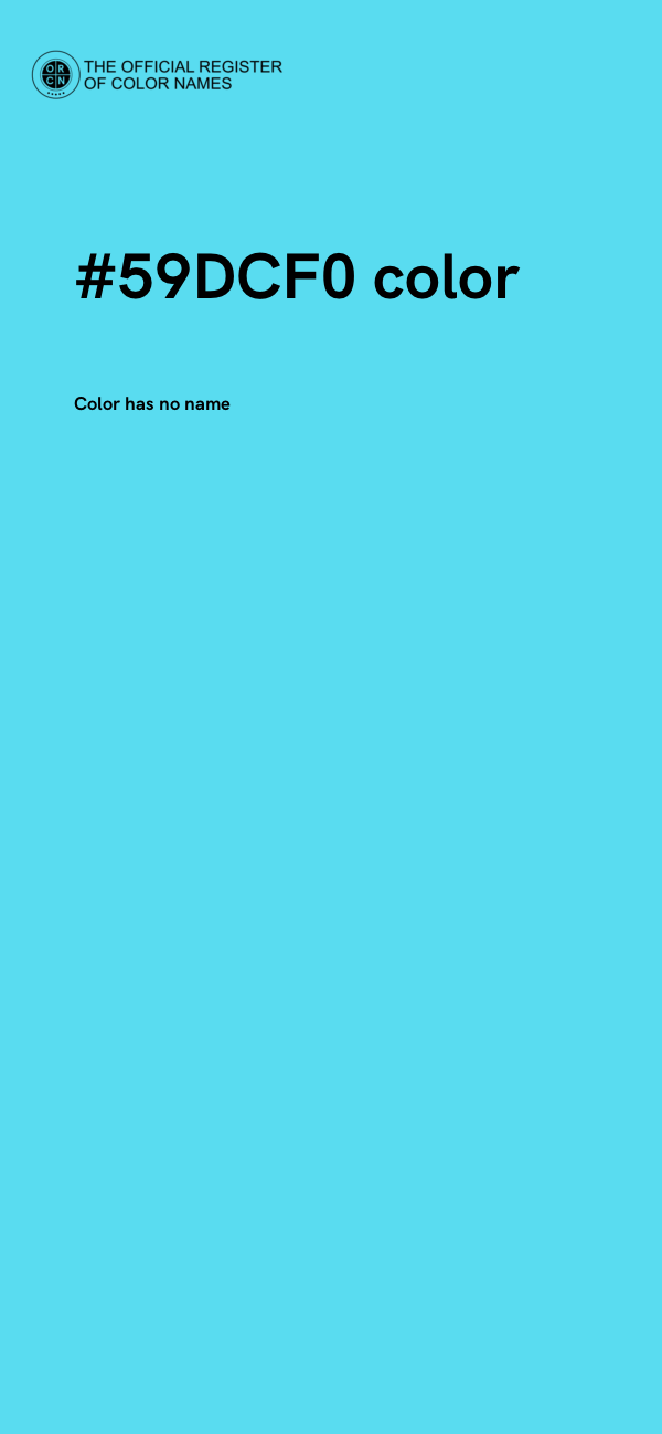 #59DCF0 color image