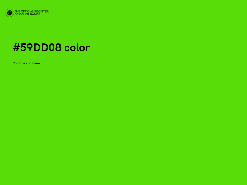#59DD08 color image