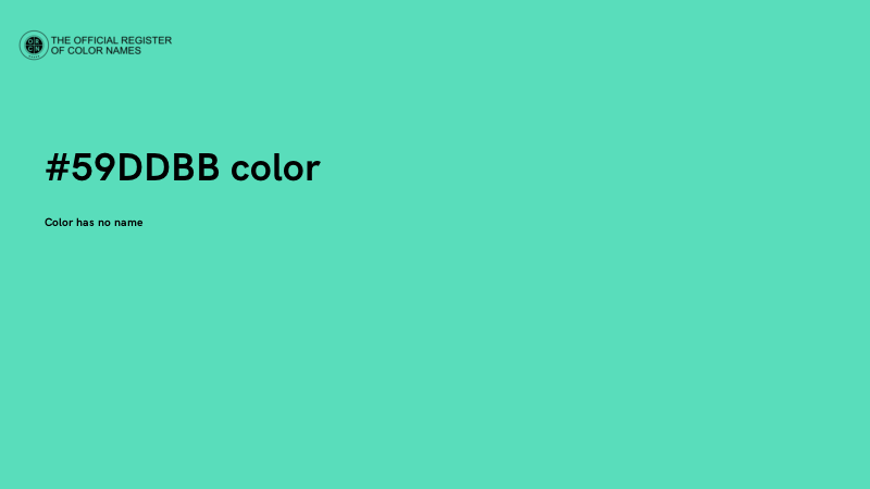 #59DDBB color image